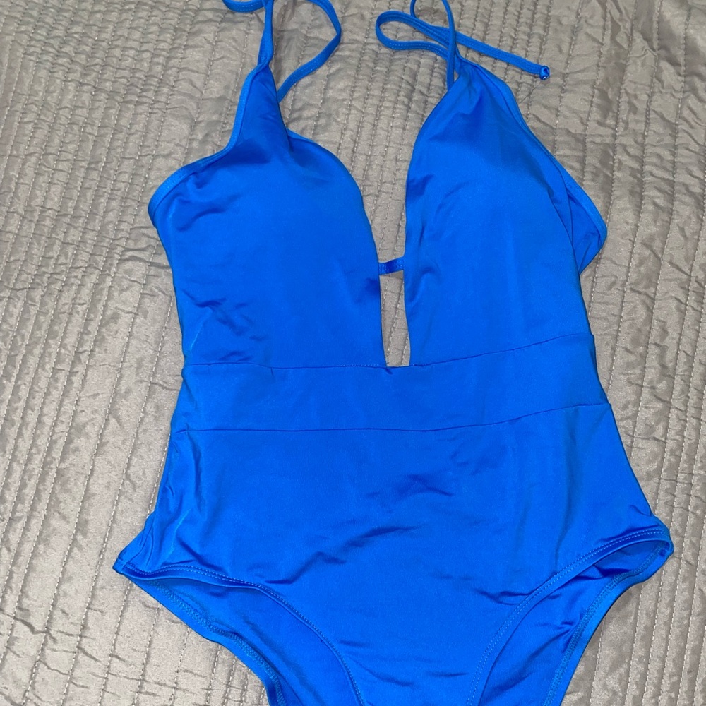 Blue one piece NWOT